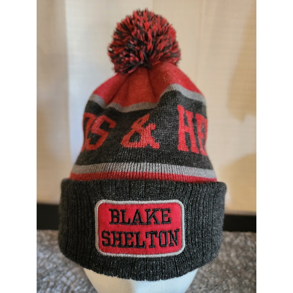 Blake Shelton Country Music Knit Beanie With A Pom Pom Hat Nashville Unisex